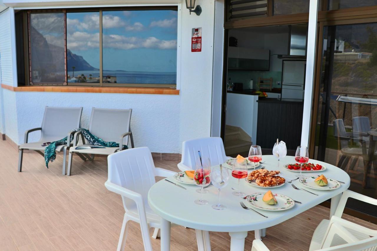 Panoramic Seaview Escape Villa Puerto de Santiago  Bagian luar foto